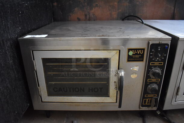 Nu Vu XO-1 Stainless Steel Commercial Countertop Electric Powered Oven. 120 Volts, 1 Phase. 27x24x20