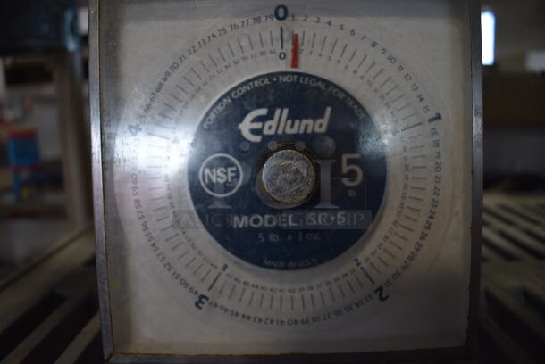 Edlund SR-5 Metal Countertop Food Portioning Scale. 7x7x9 - Image 5 of 5