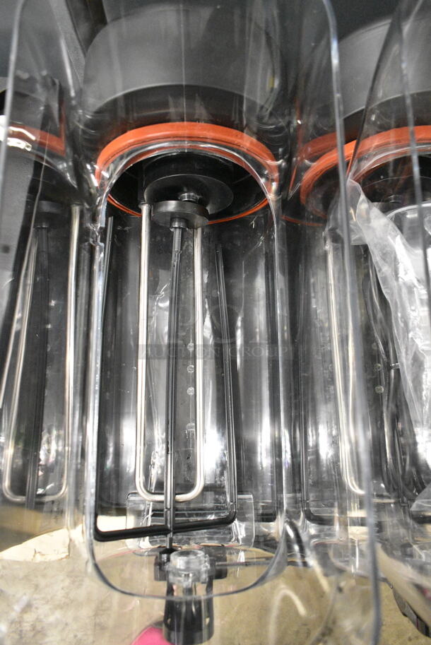 BRAND NEW SCRATCH AND DENT! Narvon 378RBD3G3 Stainless Steel Triple 3 Gallon Bowl Refrigerated Beverage Dispenser. 115 Volts, 1 Phase. Tested and Working! - Image 9 of 9