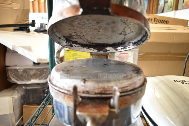 5042 Stainless Steel Commercial Countertop Belgian Waffle Maker. 120 Volts, 1 Phase. Tested and Working! - Image 4 of 5