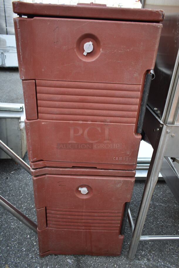 2 Cambro UPC400 Brown Poly Insulated Food Carrying Catering Cases. 2 Times Your Bid! - Image 3 of 6