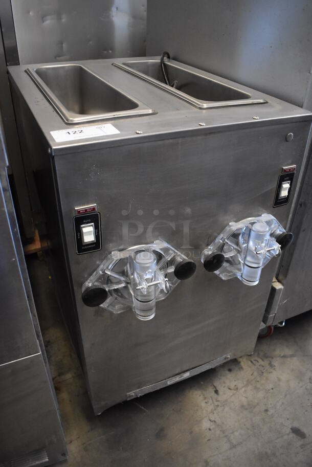 SaniServ A7581E Stainless Steel Commercial Countertop 2 Flavor Frozen Beverage Machine. 115 Volts, 1 Phase. 20x30x33 - Image 3 of 6