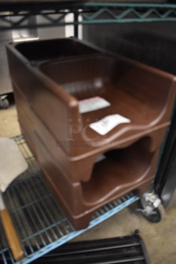 4 Brown Poly Booster Seats. 12.5x11.5x9.5. 4 Times Your Bid! - Image 2 of 4