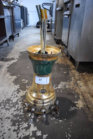 Perlick Metal 5 Tap Beer Tower. 