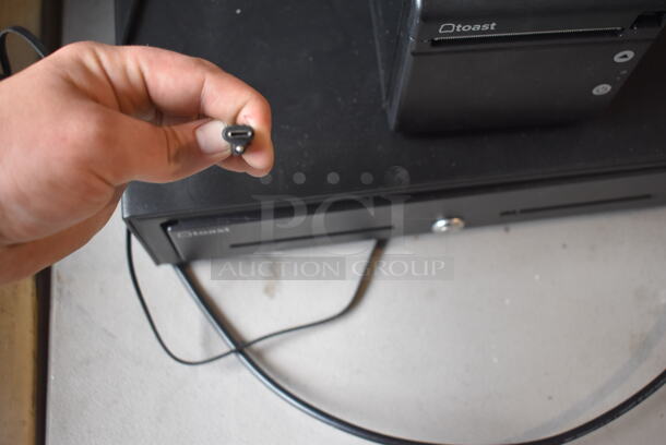 Toast POS Monitor w/ Toast Receipt Printer and Metal Cash Drawer. - Image 4 of 4