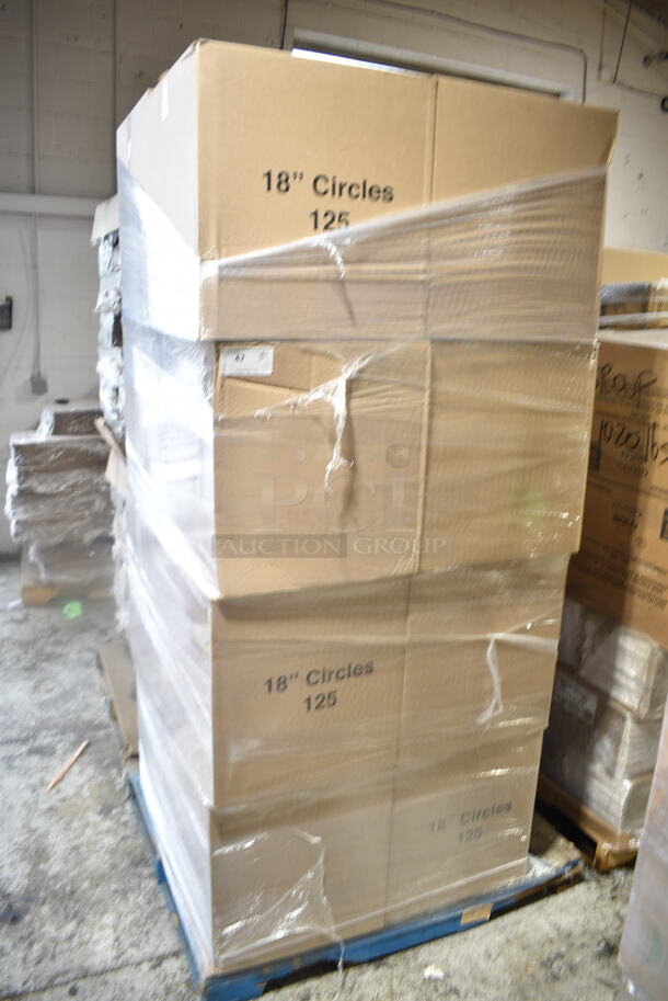 PALLET LOT of 16 BRAND NEW Boxes of R3 Distribution 27870018 18" Corrugated Circles. 16 Times Your Bid!  - Image 3 of 5