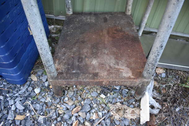 Stainless Steel Commercial Table w/ Back Splash and Under Shelf. 24x31x35 - Image 4 of 4