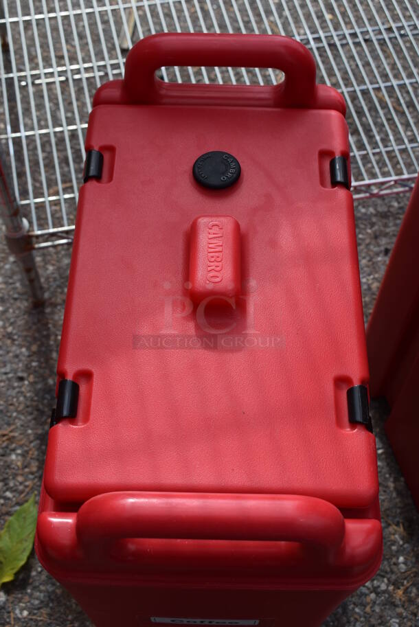 2 Cambro 500LCD Red Poly Insulated Beverage Holder Dispensers. 9x16.5x24. 2 Times Your Bid! - Image 10 of 12