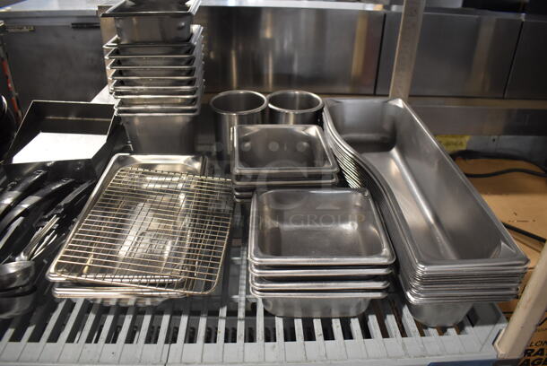 ALL ONE MONEY! Lot of Stainless Steel Bowls, Whisks, Ladels, Spatulas, Pans, AND MORE!  - Image 5 of 5