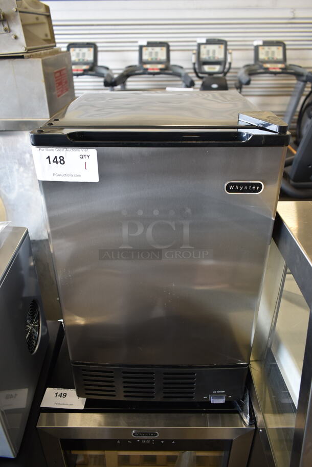 BRAND NEW SCRATCH AND DENT! Whynter UIM-155 15" Built In Ice Maker Machine Stainless Steel 12lb. 115 Volts, 1 Phase. Tested and Working!
 - Image 1 of 5