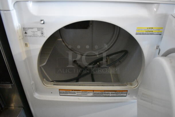 Maytag MCG8000AWW Metal Natural Gas Powered Front Load Tumble Dryer w/ Upper Drying Cabinet. 33x35x73 - Image 7 of 8