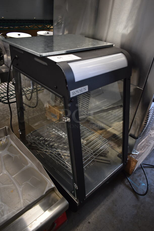 BRAND NEW SCRATCH AND DENT! 2023 Rovsun LD-604 Metal Commercial Countertop Food Display Warmer Merchandiser. 120 Volts, 1 Phase. Tested and Working! - Image 3 of 6