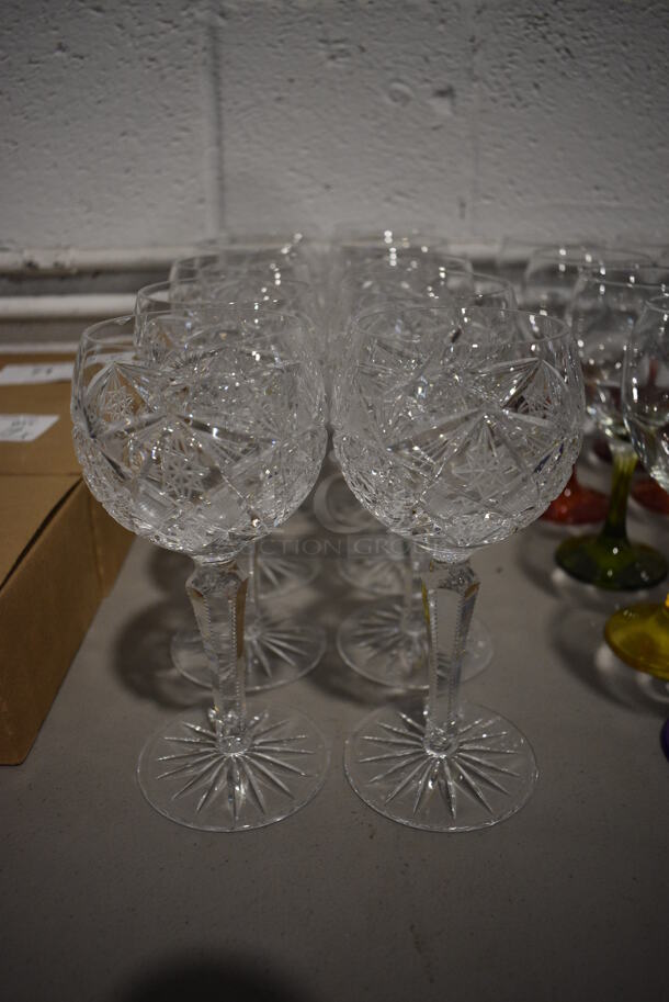 11 Wine Glasses. 3.25x3.25x7.25. 11 Times Your Bid!