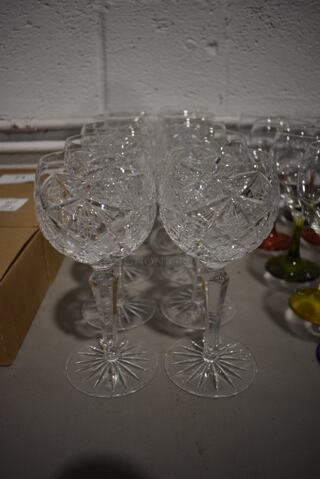 11 Wine Glasses. 3.25x3.25x7.25. 11 Times Your Bid!