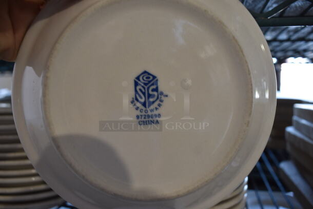 48 White Ceramic Plates. 6.5x6.5x1. 48 Times Your Bid! - Image 3 of 4