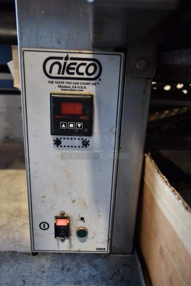 2018 Nieco JF63-2G Stainless Steel Commercial Countertop Natural Gas Powered BroilVection Conveyor Charbroiled Burger Grill. - Image 7 of 9