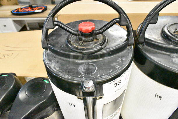 4 Luxus Stainless Steel Coffee Server Satellite. 4 Times Your Bid!  - Image 7 of 12