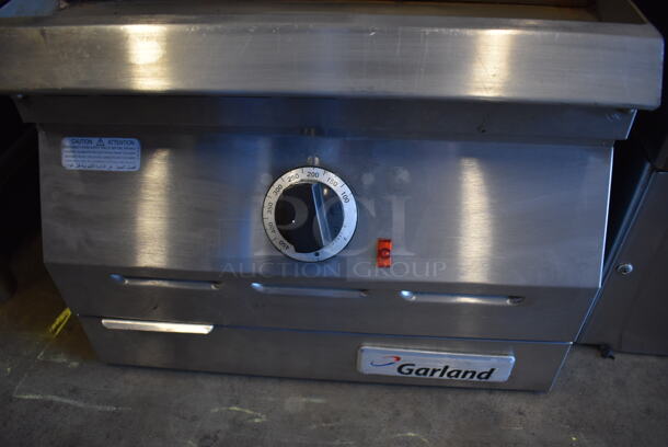 Garland Stainless Steel Commercial Countertop Electric Powered Flat Top Griddle w/ Thermostatic Controls. 15x24x14 - Image 5 of 5