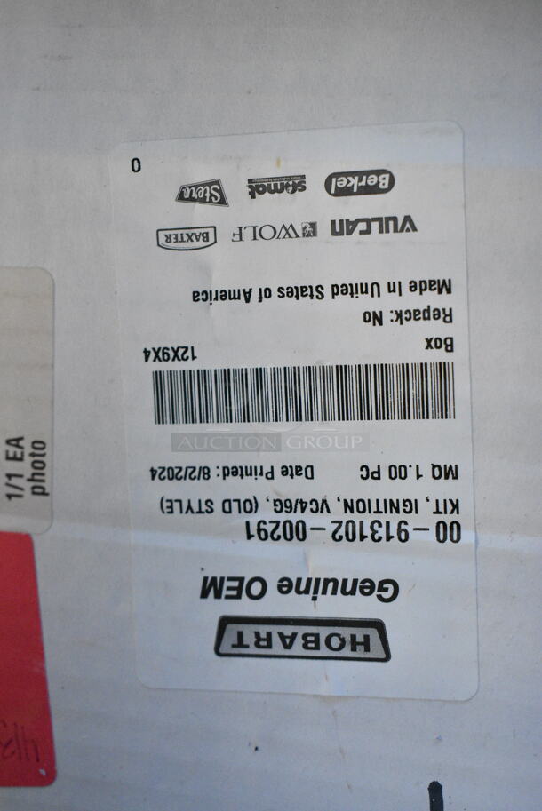 BRAND NEW SCRATCH AND DENT! HP2004241370 Vulcan 00-913102-00291 Ignitor, Flame Sensor Assy, High - Image 2 of 3