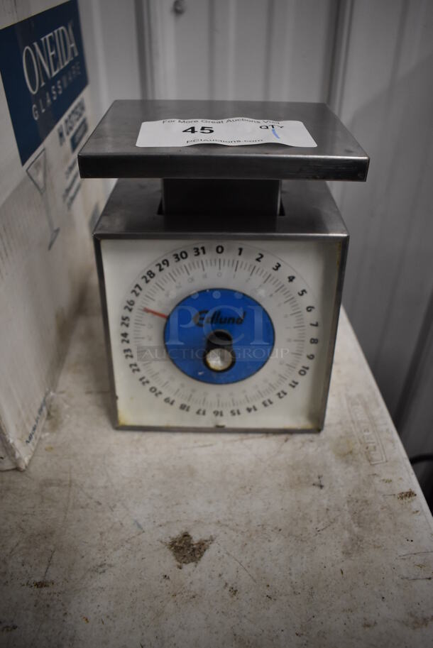 Edlund Metal Countertop Food Portioning Scale. 6.5x6.5x9