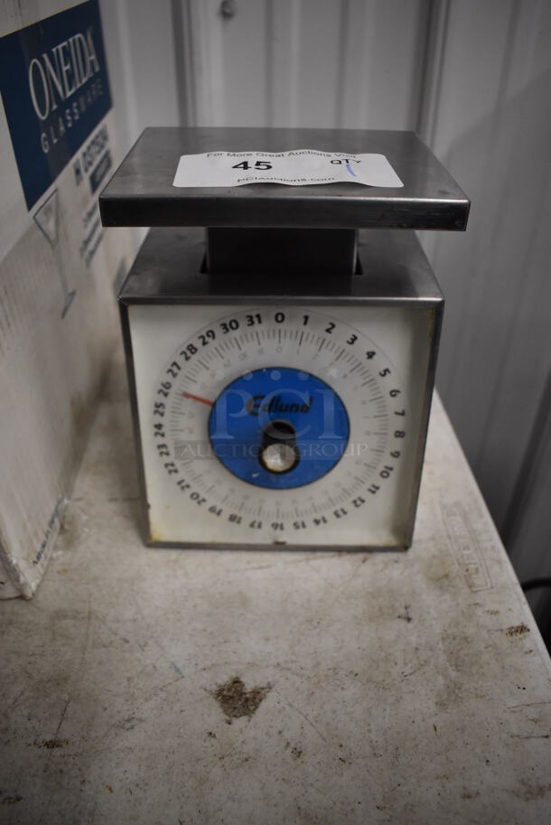 Edlund Metal Countertop Food Portioning Scale. 6.5x6.5x9 - Image 1 of 3