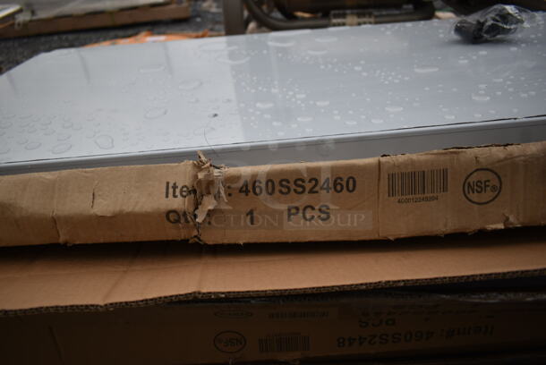 5 BRAND NEW SCRATCH AND DENT! Regency Four are 460SS2448 Spec Line 24" x 48" NSF Stainless Steel Solid Shelf and One Is 460SS2460 Spec Line 24" x 60" NSF Stainless Steel Solid Shelf. 5 Times Your Bid! - Image 5 of 6