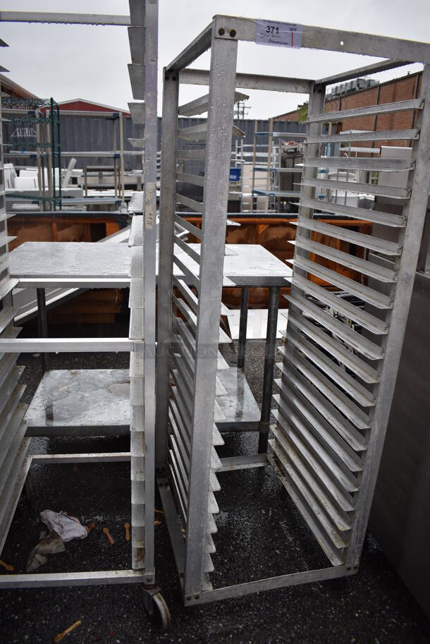 Metal Commercial Pan Transport Rack on Commercial Casters. 22.5x26.5x64 - Image 2 of 3