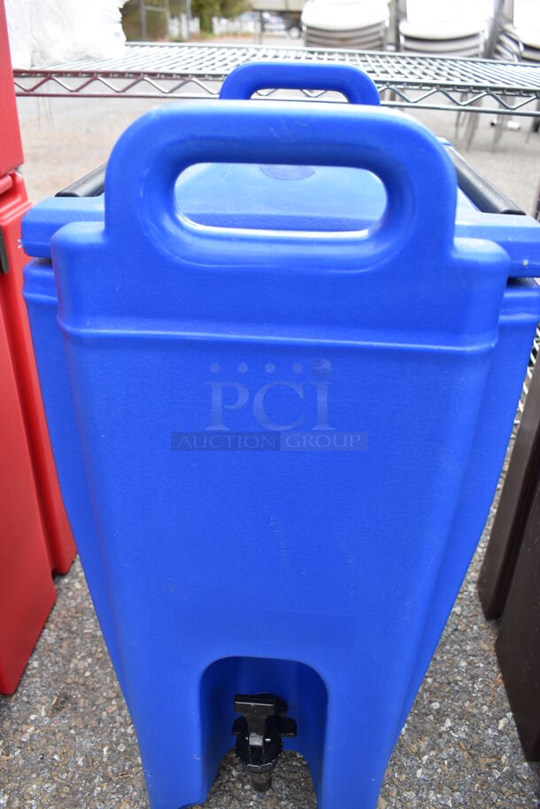 2 Cambro UC500 Blue Poly Insulated Beverage Holder Dispensers. 12x16.5x27. 2 Times Your Bid! - Image 8 of 12