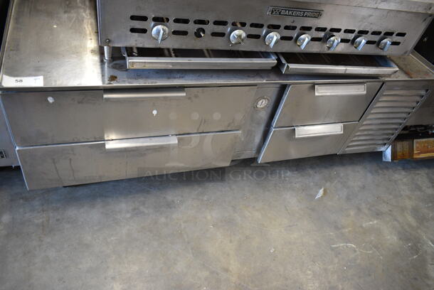 Randell 20078SCAM Stainless Steel Commercial 4 Drawer Chef Base. 115 Volts, 1 Phase. Tested and Working! - Image 2 of 7