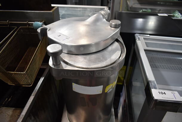 Stainless Steel Commercial Floor Style Hydraulic Sausage Stuffer. 208 Volts, 1 Phase.  - Image 4 of 5