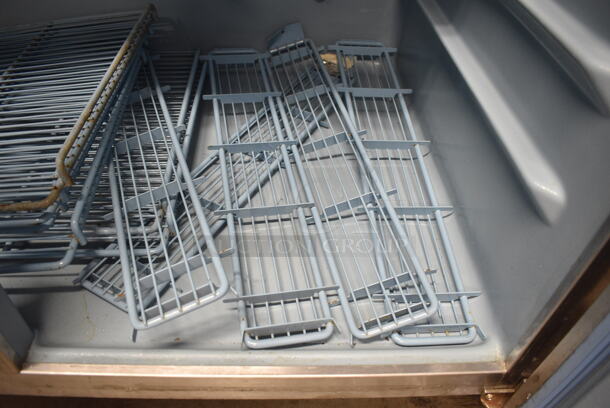 Delfield Stainless Steel Commercial 2 Door Reach In Cooler w/ Poly Coated Racks on Commercial Casters. Cannot Test - Unit Trips Breaker - Image 6 of 9