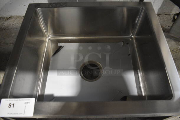 BRAND NEW! Stainless Steel Mop Sink. 22x19x12 - Image 2 of 3