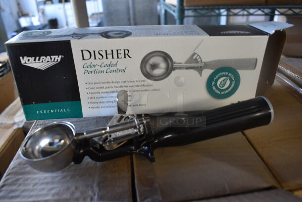 12 BRAND NEW IN BOX! Vollrath Stainless Steel Dishers. 8.5