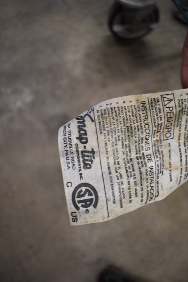 Yellow Gas Hose. 40" - Image 4 of 4