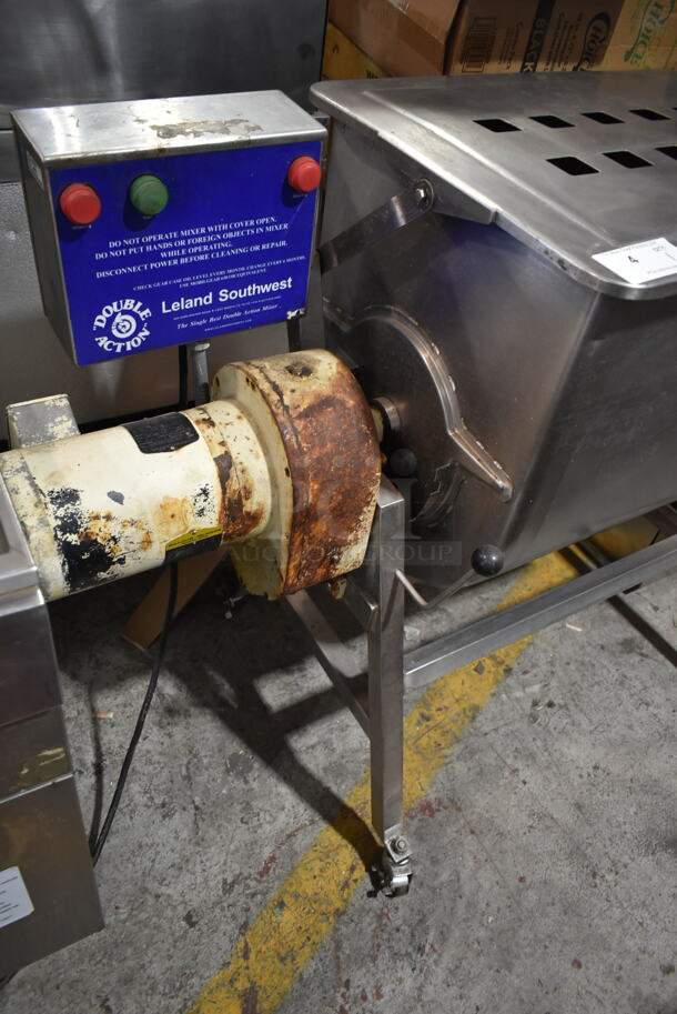 Metal Commercial Meat Mixer Grinder on Commercial Casters. 190/380 Volts, 3 Phase.  - Image 3 of 7