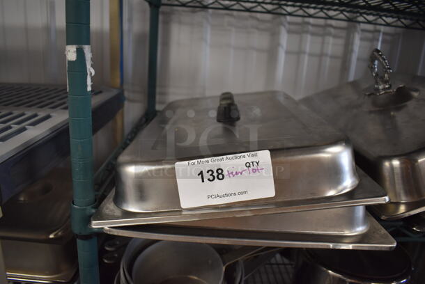 ALL ONE MONEY! Tier Lot of 6 Stainless Steel Chafing Dish Dome Covers - Image 2 of 5