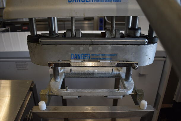 Lumar Ideal MTM5 TR Metal Commercial Floor Style Meat Tenderizer on Commercial Casters. 23x23x70 - Image 7 of 8