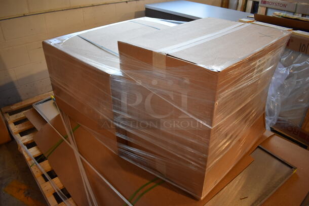 PALLET LOT OF Various BRAND NEW Items Including Stainless Steel Panels, Royston 72003133-296 3 Tier Rack and Royston 72003485-007 Chip Racks  - Image 5 of 7