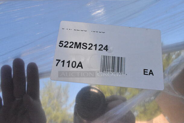 12 BRAND NEW Boxes Including 427CSTL3131C Lancaster Table & Seating 31 1/2" x 31 1/2" Chrome Square Outdoor Standard Height Table, 522MS2124 Steelton 21" x 24" x 8" 18-Gauge 430 Stainless Steel Standing Mop Sink, Flat Auto Adjust Leg Pieces. 12 Times Your Bid!  - Image 3 of 10