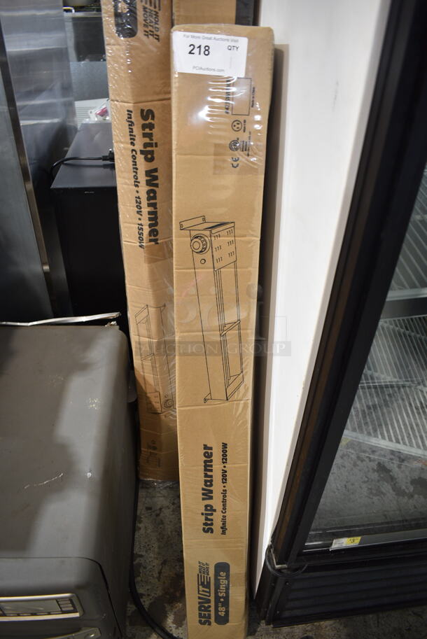 BRAND NEW IN BOX! ServIt 423SWI48CP Stainless Steel Commercial 48" High Wattage Strip Warmer with Infinite Controls. 120 Volts, 1 Phase. - Image 2 of 3