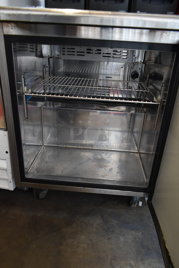 Turbo Air TUR-28SD ENERGY STAR Stainless Steel Commercial Single Door Undercounter Cooler on Commercial Casters. 115 Volts, 1 Phase. Tested and Working! - Image 4 of 7