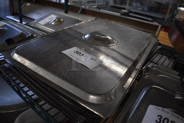 6 Stainless Steel Full Size Drop In Bin Lids. 6 Times Your Bid! - Image 3 of 3