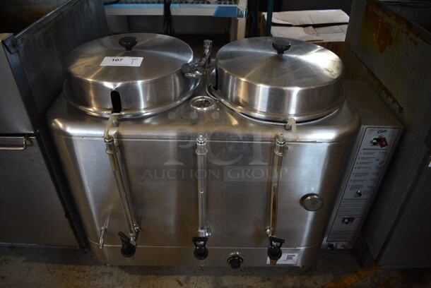 Curtis Model SCRU-600-20 Stainless Steel Commercial Countertop Automatic Coffee Urn. 208/220 Volts, 3 Phase. 38x21x32