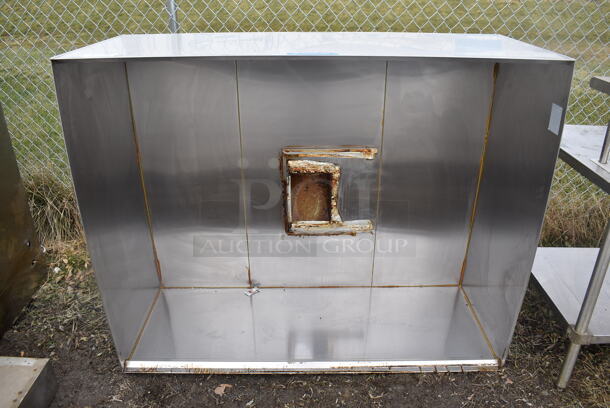 Larkin 5' Stainless Steel Commercial Steam Hood. 60x24x48