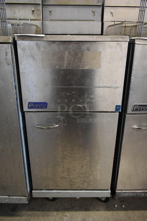 2019 Pitco Frialator 35C+S Stainless Steel Commercial Floor Style Propane Gas Powered Deep Fat Fryer on Commercial Casters. 90,000 BTU. - Image 3 of 6