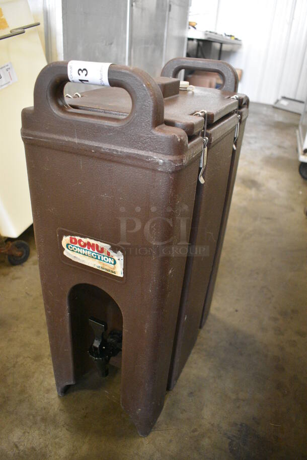 Cambro Model 500LCD Brown Poly Insulated Beverage Holder Dispenser. 9x16x24 - Image 2 of 5