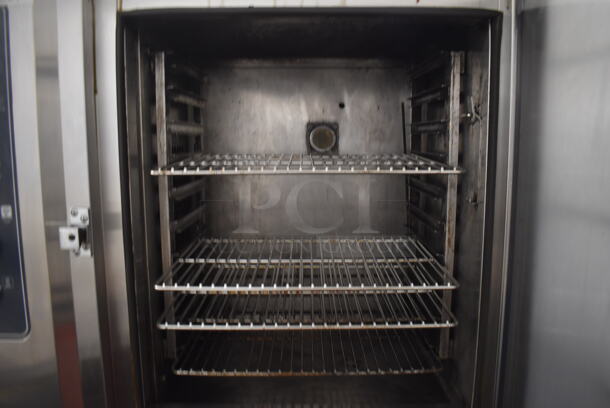 Alto Shaam Model 10.10 ML Stainless Steel Commercial Electric Powered Combitherm Convection Oven w/ View Through Door on Stand. 208-240 Volts, 3 Phase. 42x30x71 - Image 7 of 8