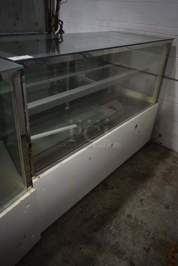 Metal Commercial Floor Style Deli Display Case Merchandiser. Cannot Test Due To Missing Cord