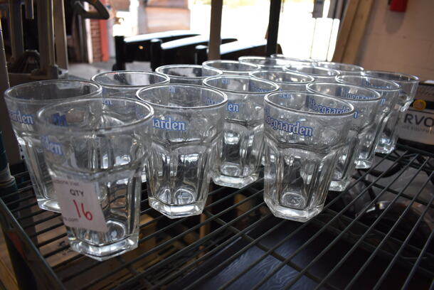 16 Hoegaarden Beverage Glasses. 4x4x5.5. 16 Times Your Bid! - Image 3 of 3
