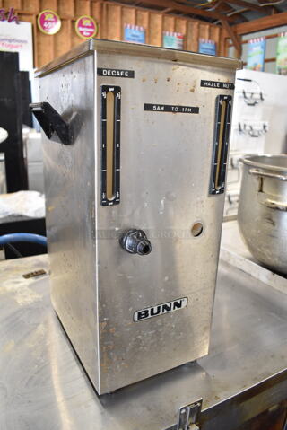 Bunn TD4T DUAL RES Metal Coffee Holder Dispenser. 